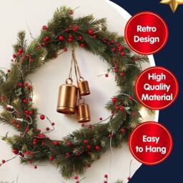 SPETLEK Set of 3 Giant Harmony Cow Bells in Gold - thumbnail 4