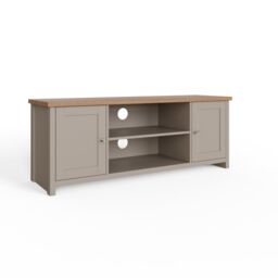 GFW Lancaster Large TV Cabinet in Grey - thumbnail 3