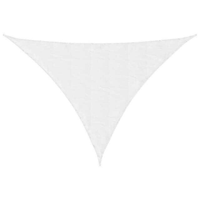 Berkfield Home Sunshade Sail Oxford Fabric Triangular 3x4x4 m White - image 1