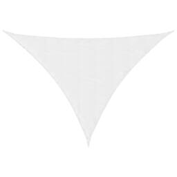 Berkfield Home Sunshade Sail Oxford Fabric Triangular 3x4x4 m White - thumbnail 1