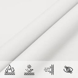 Berkfield Home Sunshade Sail Oxford Fabric Triangular 3x4x4 m White - thumbnail 6