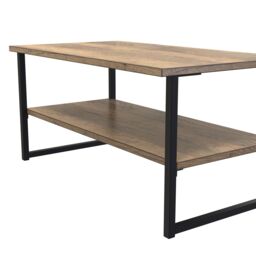 Ready Assembled 2 U Tamworth XXL Coffee Table 1000x500 (Ready Assembled) in Dark Brown - thumbnail 4