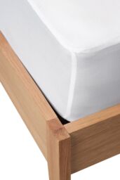 Panda London Bamboo Mattress Protector in White - Size: EU King - thumbnail 3