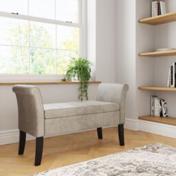 GFW Balmoral Chenille Window Seat in Silver - thumbnail 2