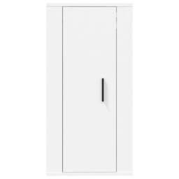 Berkfield Home Wall Mounted TV Cabinet White 40x34, 5x80 cm - thumbnail 5