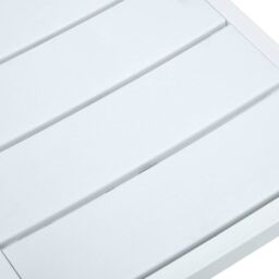 Berkfield Home Garden Chairs 4 pcs White HDPE Wood Look - thumbnail 6