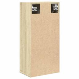 Berkfield Home Wall-mounted Bathroom Cabinet Sonoma Oak 32x20x67 cm in Light Tan - Size: 32 x 20 x 67 cm - thumbnail 8