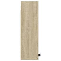 Berkfield Home Wall-mounted Bathroom Cabinet Sonoma Oak 32x20x67 cm in Light Tan - Size: 32 x 20 x 67 cm - thumbnail 7