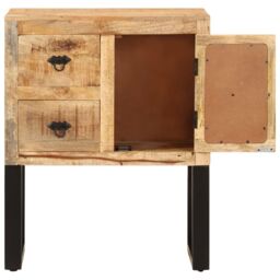 Berkfield Home Sideboard 60x30x76 cm Solid Mango Wood in Brown - Size: 60 x 30 x 76 cm - thumbnail 4