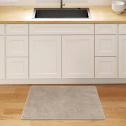Marlow 50x80CM Non-Slip Washable Kitchen Floor Runner Rug Mat in Beige - Size: 50 cm x 80 cm - thumbnail 2