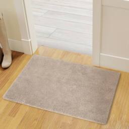 Marlow 50x80CM Non-Slip Washable Kitchen Floor Runner Rug Mat in Beige - Size: 50 cm x 80 cm - thumbnail 1
