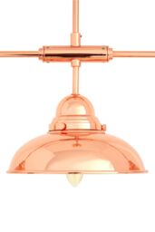 Orsina Chrome 3 Pendant Ceiling Light, Industrial Style Hanging Light With Chrome Finish, Pendant Lamp in Gold - thumbnail 4