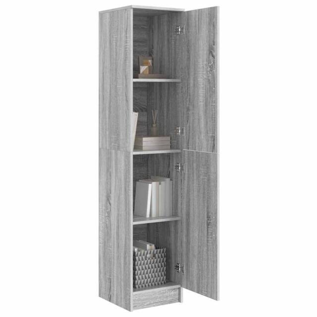 Berkfield Home Modern Buffet Cabinet Grey sonoma MDF Medium Buffet Cabinet - image 1