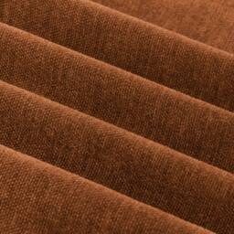 Furn Soft Chenille Blackout Pencil Pleat Curtain Pair in Burnt Orange - Size: 168 cm width x 183 cm drop - thumbnail 8