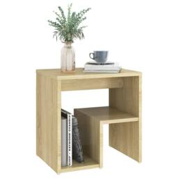 Berkfield Home Bed Cabinet Sonoma Oak 40x30x40 cm Engineered Wood in Brown - Size: 40 x 30 x 40 cm - thumbnail 5