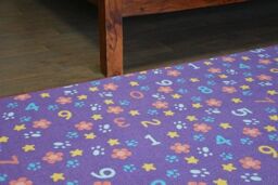 RugsX Fitted For Rug in Purple - Size: 100 cm x 250 cm - thumbnail 3