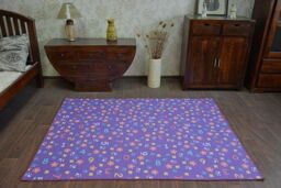RugsX Fitted For Rug in Purple - Size: 100 cm x 250 cm - thumbnail 2
