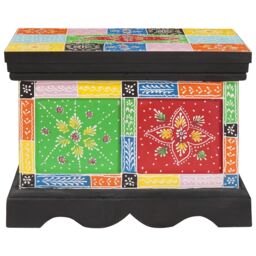 Berkfield Home Storage Box 40x30x30 cm Solid Wood Mango - Size: 40 x 30 x 30 cm - thumbnail 2