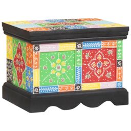 Berkfield Home Storage Box 40x30x30 cm Solid Wood Mango - Size: 40 x 30 x 30 cm - thumbnail 6