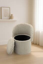 GAVENO CAVAILIA 3 In 1 Malibu Ottoman Stool in Natural - Size: 1 Seater - thumbnail 1