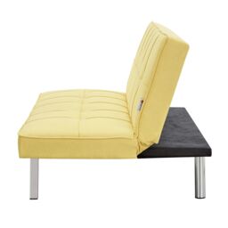 Bravich LTD Click Clack Fabric Sofa Bed - 3 Seater in Yellow - thumbnail 8