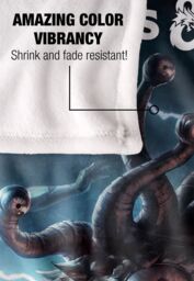 Hasbro Dungeons & Dragons Monster Manual Art Blanket 152 x 127 cm in White - thumbnail 4