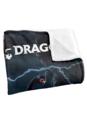 Hasbro Dungeons & Dragons Monster Manual Art Blanket 152 x 127 cm in White - thumbnail 3