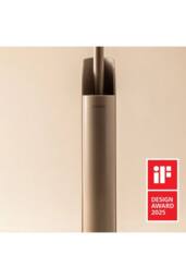 Cosmic Silicone Toilet Brush Floor or Self-Adhesive Gold PVD Flat Collection in Metallic Gold - thumbnail 6
