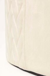 Homescapes Arundel Heart-Shaped Velvet Footstool with Storage in Cream - thumbnail 6