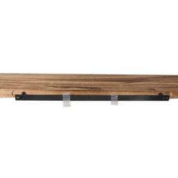 Levede 2PC Wall Mounted Floating Shelves Wooden Display Storage 23.5IN 61CM in Brown - thumbnail 6