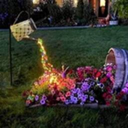 VOGREX Solar Watering Can 90LED String Light Garden Art Best Gift 2025 NEW in Bronze - thumbnail 4