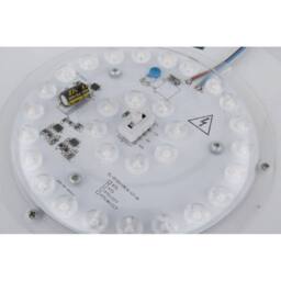 Netlighting Bruno 36cm Semi Flush Ceiling Light Matt Black LED 3000 6000K - thumbnail 3