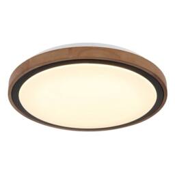 Netlighting Bruno 36cm Semi Flush Ceiling Light Matt Black LED 3000 6000K - thumbnail 5