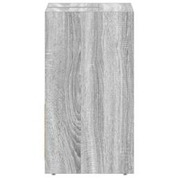 Berkfield Home Bathroom Cabinet Grey Sonoma 60x33x61 cm Engineered Wood - Size: 60 x 33 x 61 cm - thumbnail 7
