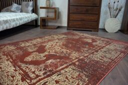 RugsX Drop Jasmin Rug in Red - Size: 133 cm x 190 cm - thumbnail 5
