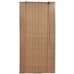 Berkfield Home Roller Blind Bamboo 100x220 cm Brown - thumbnail 3
