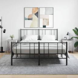 Berkfield Home Modern Bedside Cabinets 2 pcs Grey Sonoma 40x40x50 cm Engineered Wood - Size: 40 x 40 x 50 cm - thumbnail 2