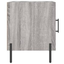 Berkfield Home Modern Bedside Cabinets 2 pcs Grey Sonoma 40x40x50 cm Engineered Wood - Size: 40 x 40 x 50 cm - thumbnail 7