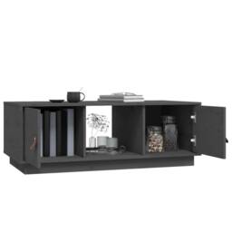 Berkfield Home Coffee Table Grey 100x50x35 cm Solid Wood Pine - Size: 100 x 50 x 35 cm - thumbnail 5