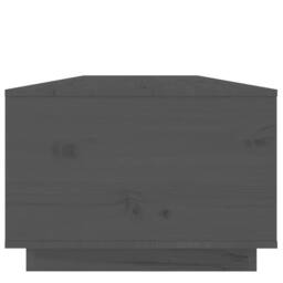 Berkfield Home Coffee Table Grey 100x50x35 cm Solid Wood Pine - Size: 100 x 50 x 35 cm - thumbnail 8
