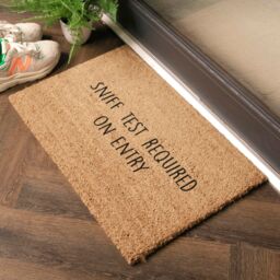 Artsy Mats Sniff Test On Entry Coir Doormat (60 x 40cm) in Brown - Size: 40 cm x 60 cm - thumbnail 2