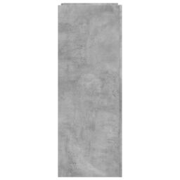 Berkfield Home Shoe Cabinet Concrete Grey 74.5x37.5x100 cm Engineered Wood - thumbnail 5