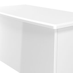 Ready Assembled 2 U Holborn Blanket Box (Ready Assembled) in White - Size: Small - thumbnail 4