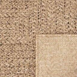 Berkfield Home Rug ZIZUR 80x250 cm Jute Look Indoor & Outdoor in Tan - Size: Medium - thumbnail 6