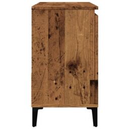 Berkfield Home Sink Cabinet Old Wood 65x33x60 cm Engineered Wood in Brown - Size: 65 x 33 x 60 cm - thumbnail 6