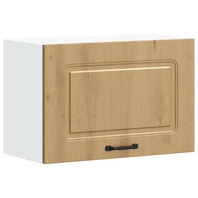 Berkfield Home Kitchen Wall Cabinet Kalmar Artisan Oak Engineered Wood in Brown - image 1