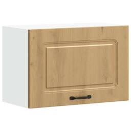 Berkfield Home Kitchen Wall Cabinet Kalmar Artisan Oak Engineered Wood in Brown - thumbnail 1