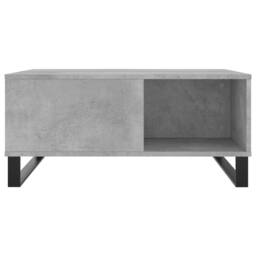 Berkfield Home Modern Coffee Table Concrete Grey 80x80x36.5 cm Engineered Wood - thumbnail 4