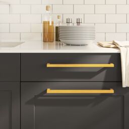 Berkfield Home Cabinet Handles 5 pcs Gold 320 mm Stainless Steel