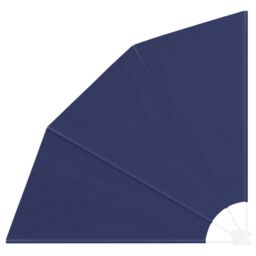 Berkfield Home Balcony Privacy Screen Folding Manual Navy blue 140 x 140 cm Fabric - thumbnail 2